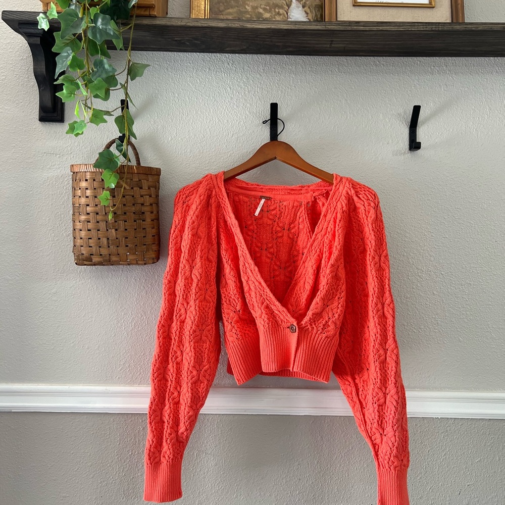 Free People Olive You Flower Button Wrap